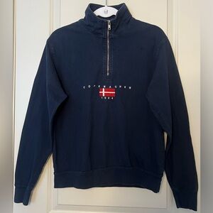 Brandy Melville Retro Vintage Style Copenhagen 1/2 Zip